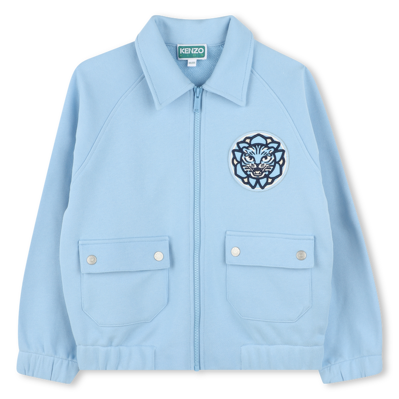 Zip-up jogging sweatshirt KENZO KIDS 
                    BOY