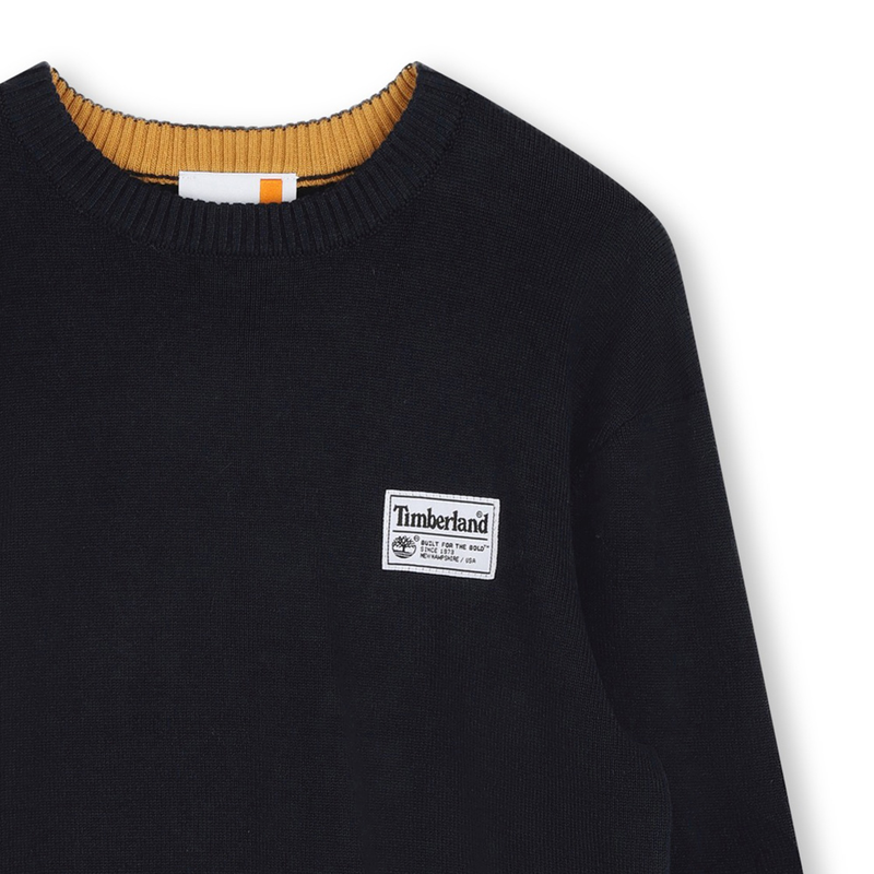Knit Cotton Sweater TIMBERLAND 
                    BOY