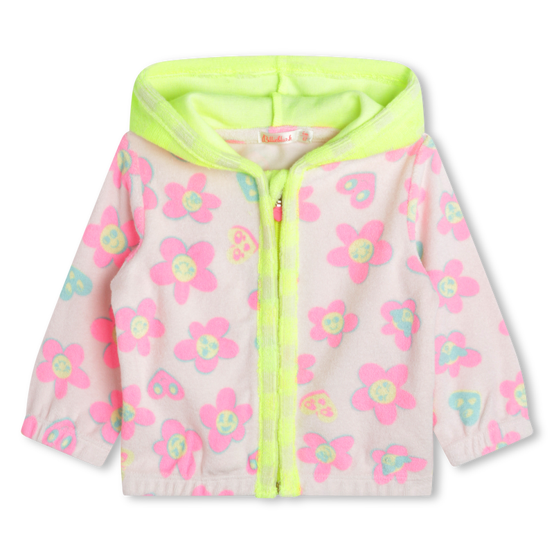Hooded Terrycloth cardigan BILLIEBLUSH 
                    GIRL