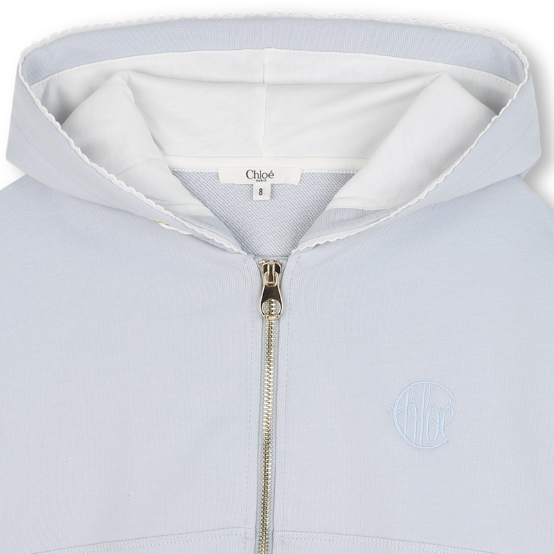 Zip-up hooded fleece cardigan CHLOE 
                    GIRL