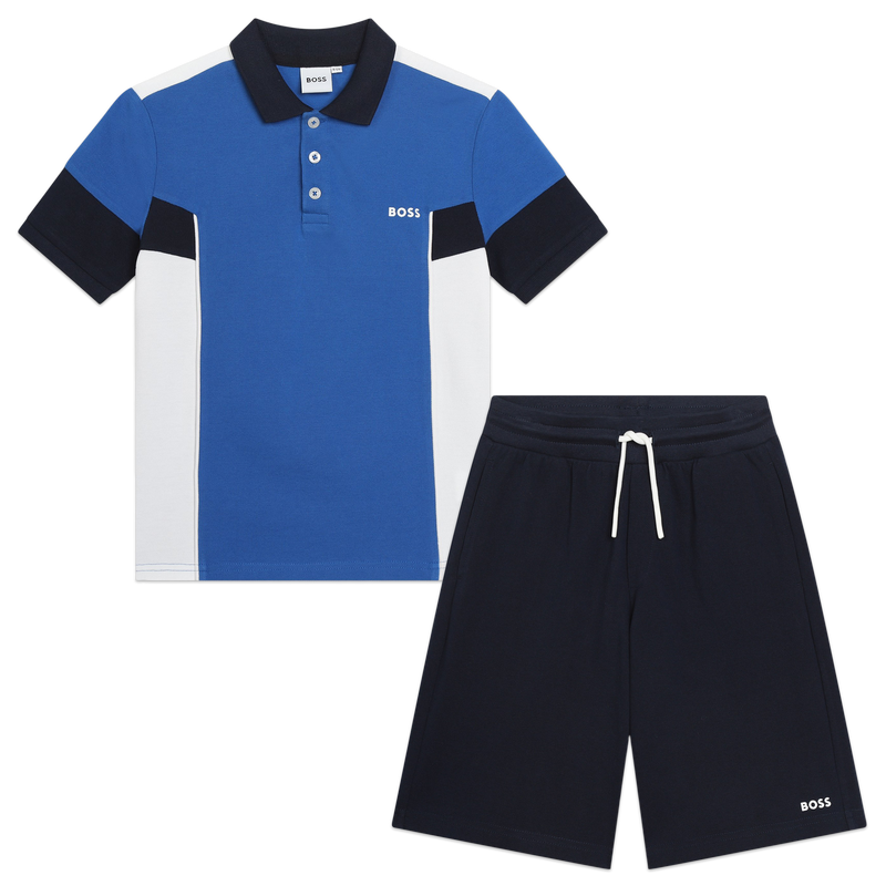 Colorblock polo set BOSS 
                    BOY