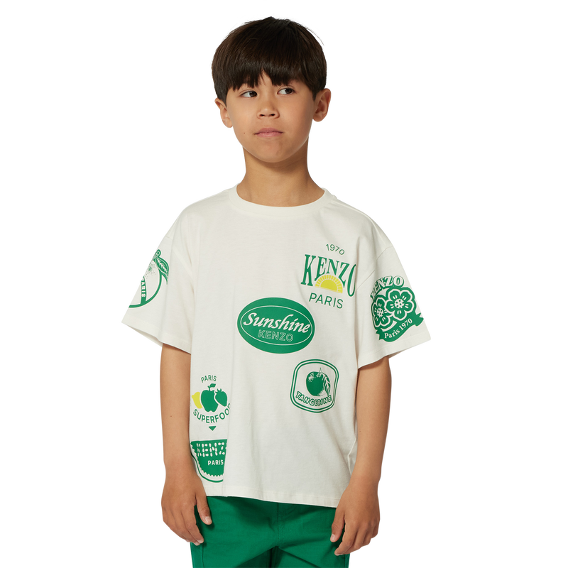 Round-neck cotton T-shirt KENZO KIDS 
                    BOY