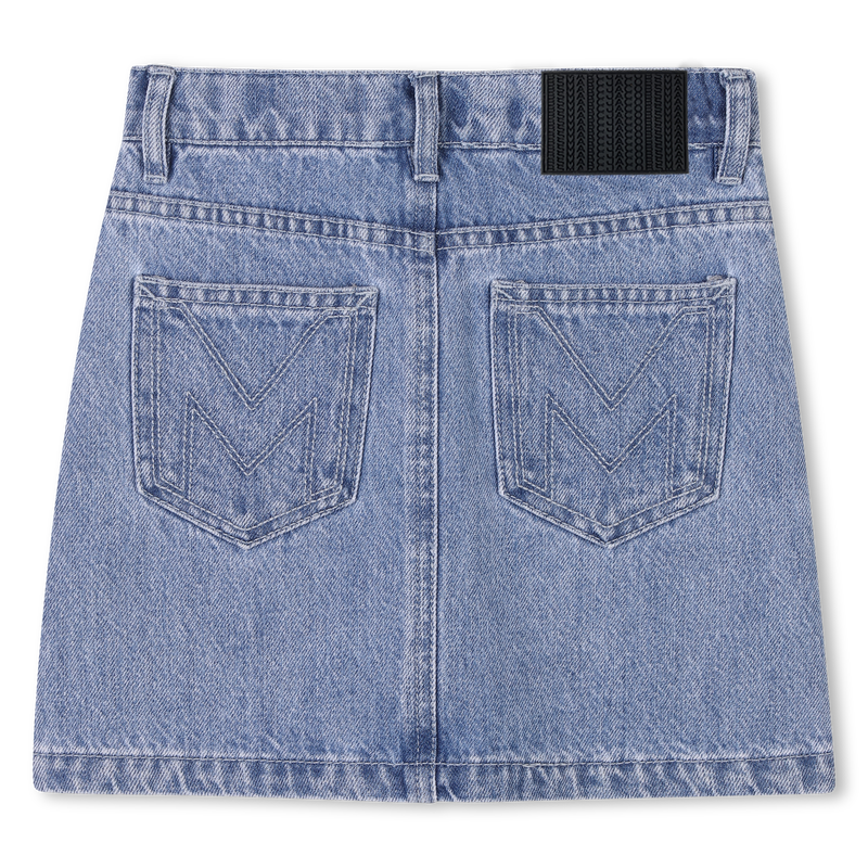 Denim skirt with diamantés THE MARC JACOBS 
                    GIRL