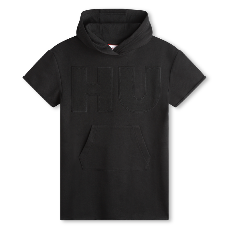 Hooded fleece dress HUGO 
                    GIRL