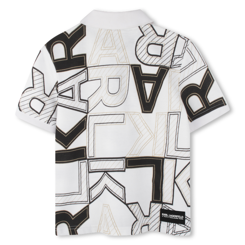 Short-sleeved polo shirt KARL LAGERFELD KIDS 
                    BOY