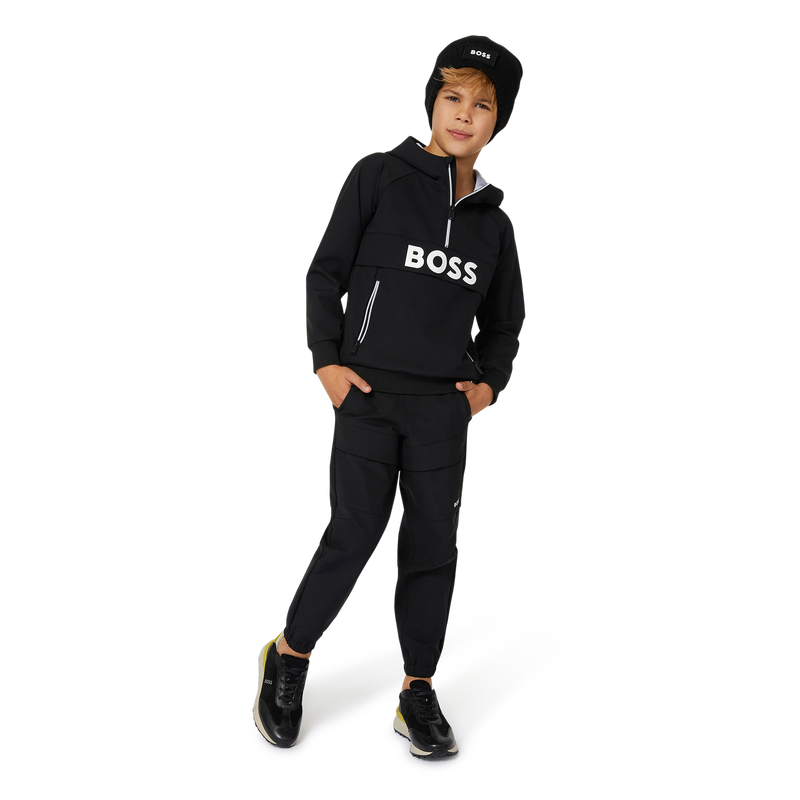 Half-zip pullover hoodie BOSS 
                    BOY