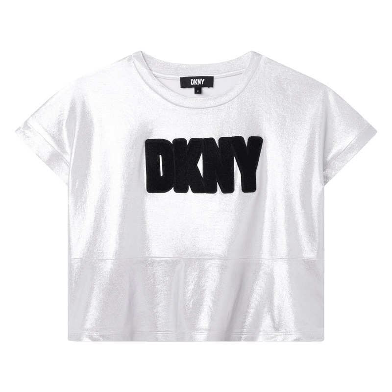 Metallic party T-shirt DKNY 
                    GIRL