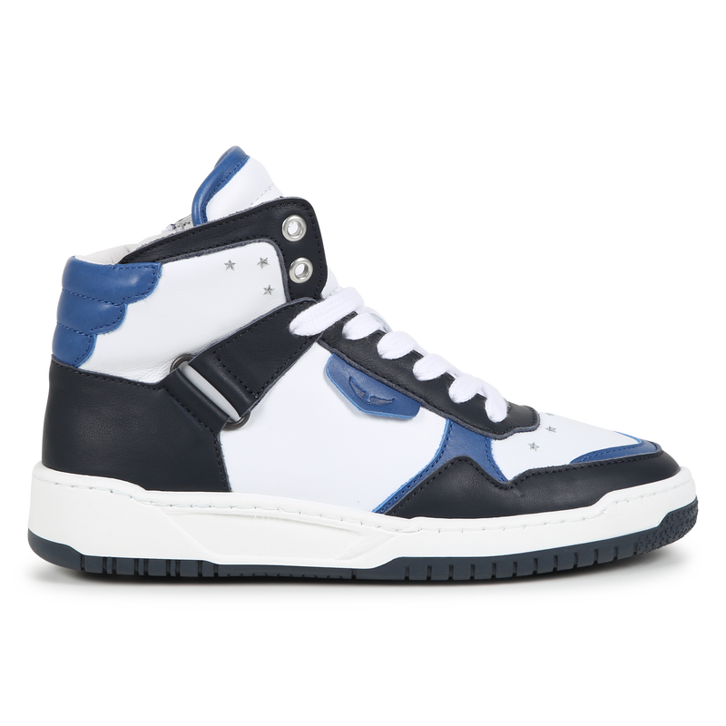Zip-Up Leather Sneakers ZADIG & VOLTAIRE 
                    BOY