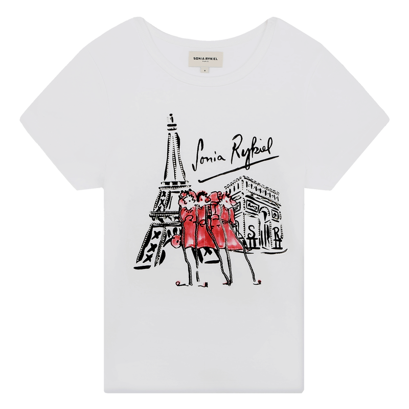 Printed T-Shirt On Front SONIA RYKIEL 
                    GIRL