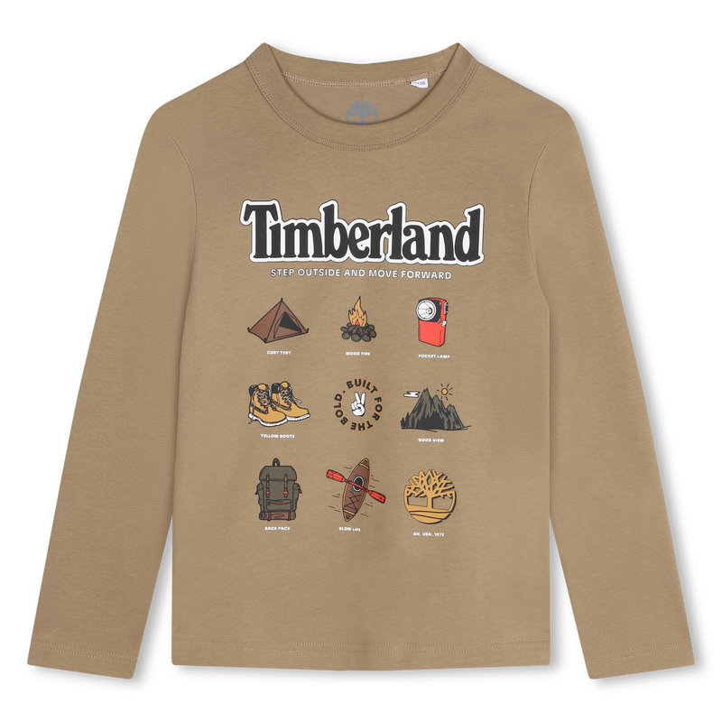 Graphic Print T-Shirt On Front TIMBERLAND 
                    BOY