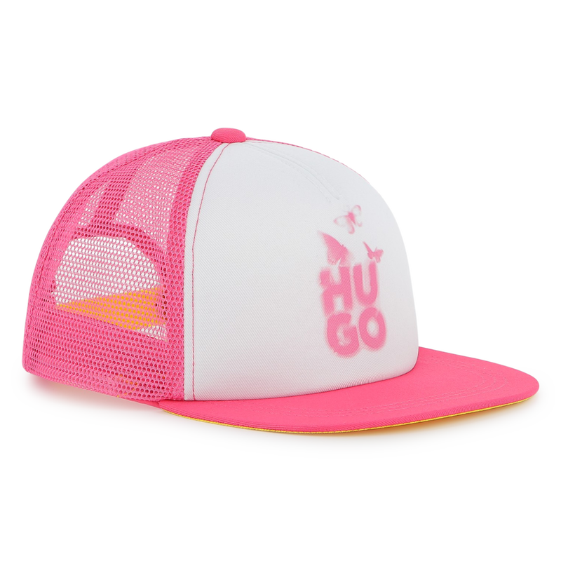Adjustable bi-material cap HUGO 
                    GIRL