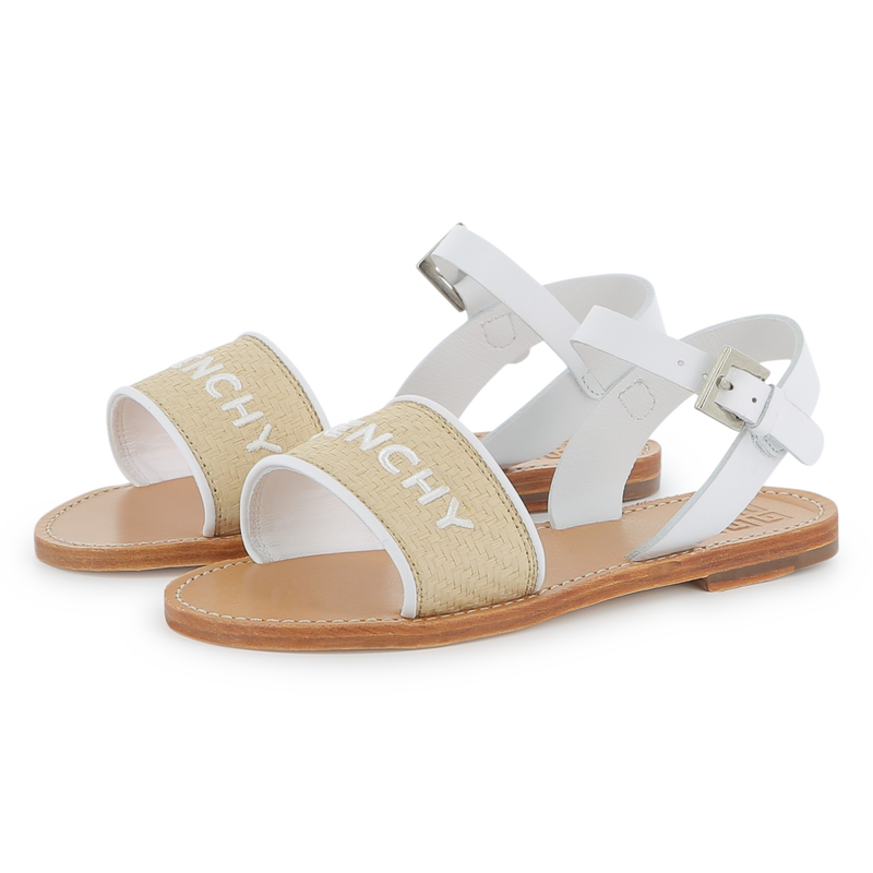 Buckled sandals with leather GIVENCHY 
                    GIRL