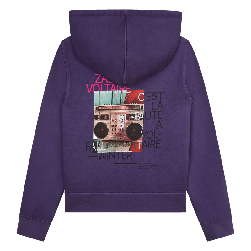 Hooded fleece sweatshirt ZADIG & VOLTAIRE 
                    GIRL