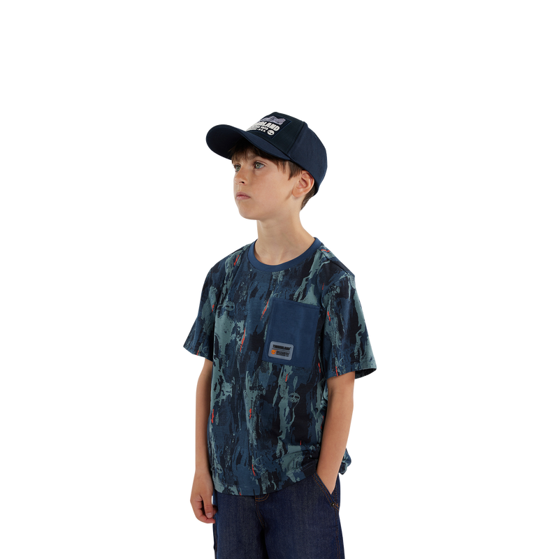 Multicolored Pocket T-Shirt TIMBERLAND 
                    BOY