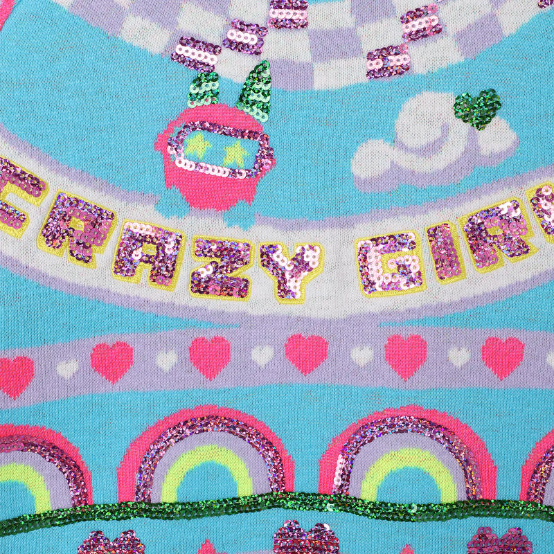 Knit holiday sweater BILLIEBLUSH 
                    GIRL