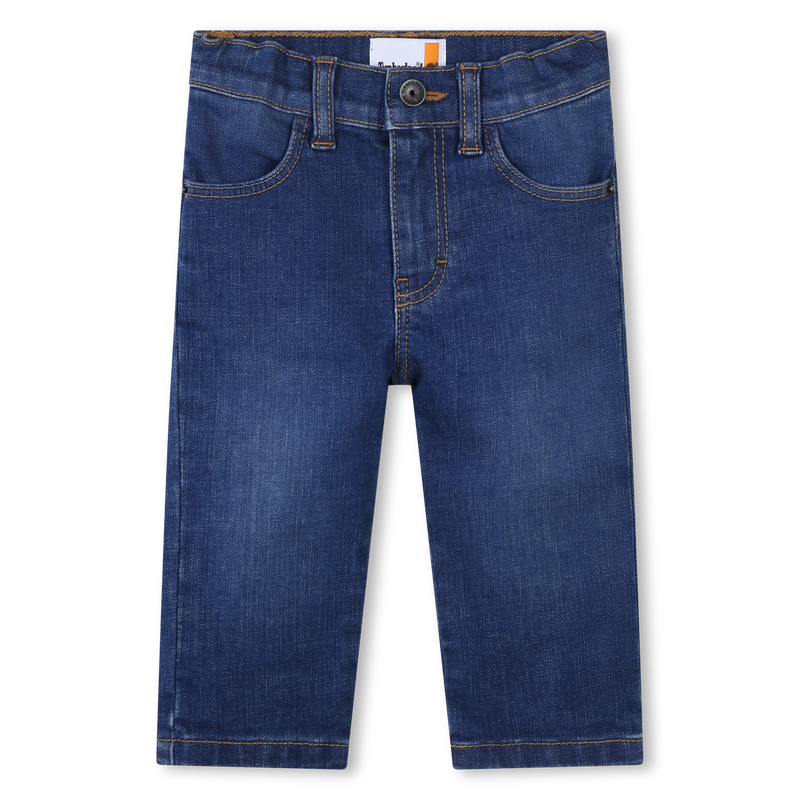 Straight-Cut Contrast Jeans TIMBERLAND 
                    BOY