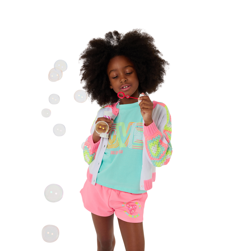 Sequined fleece shorts BILLIEBLUSH 
                    GIRL