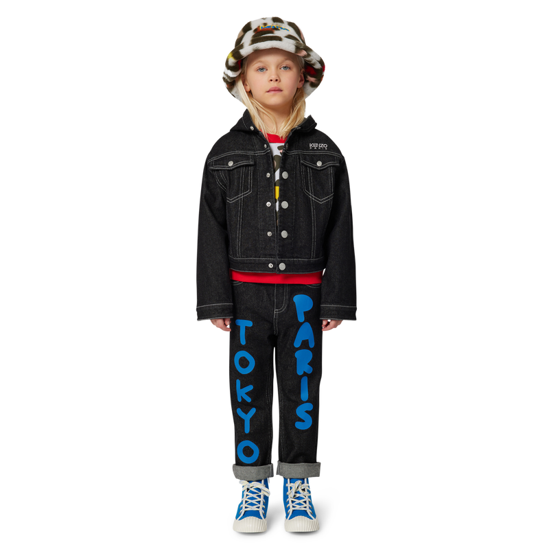 Stretch cotton jeans KENZO KIDS 
                    UNISEX