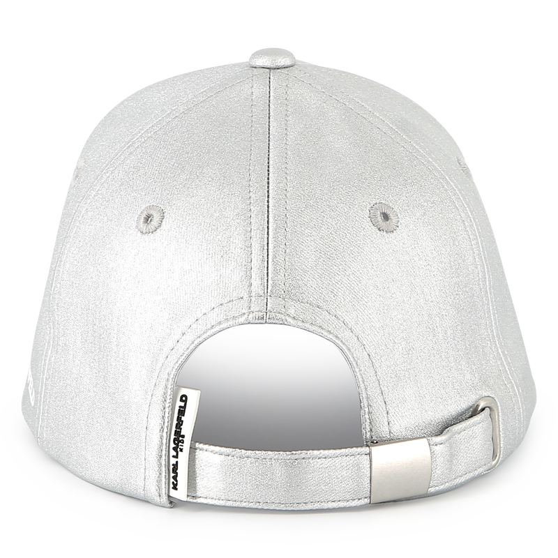 Adjustable cap with badge KARL LAGERFELD KIDS 
                    GIRL