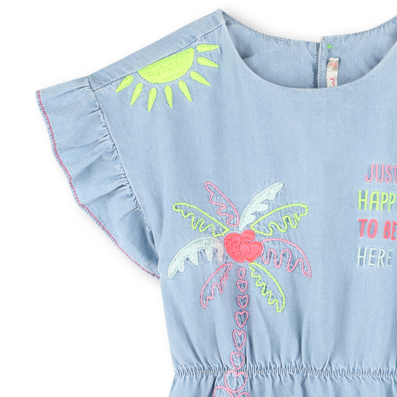Embroidered denim dress BILLIEBLUSH 
                    GIRL