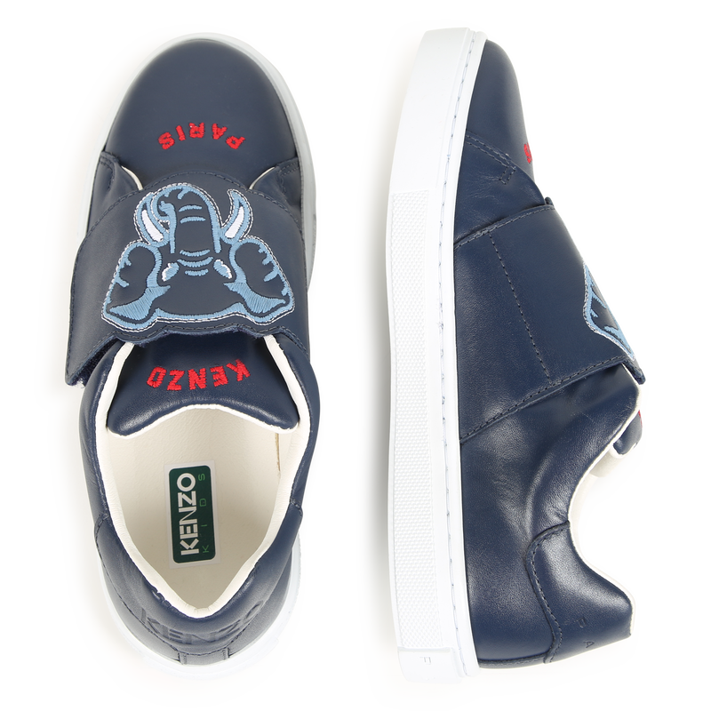 Leather Velcro Sneakers KENZO KIDS 
                    UNISEX