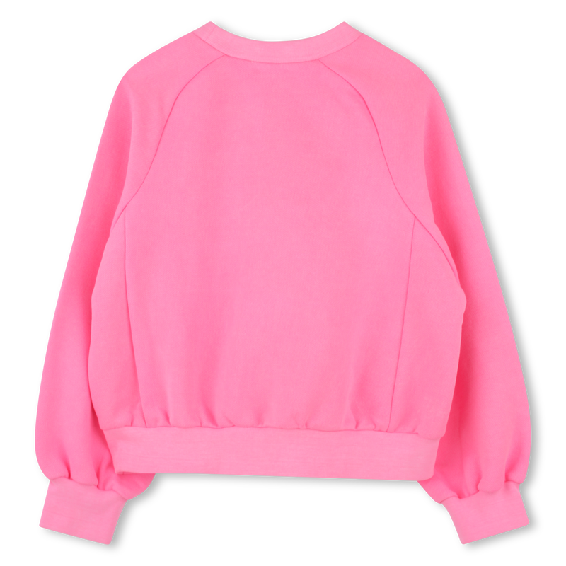 Dyed fleece sweatshirt BILLIEBLUSH 
                    GIRL