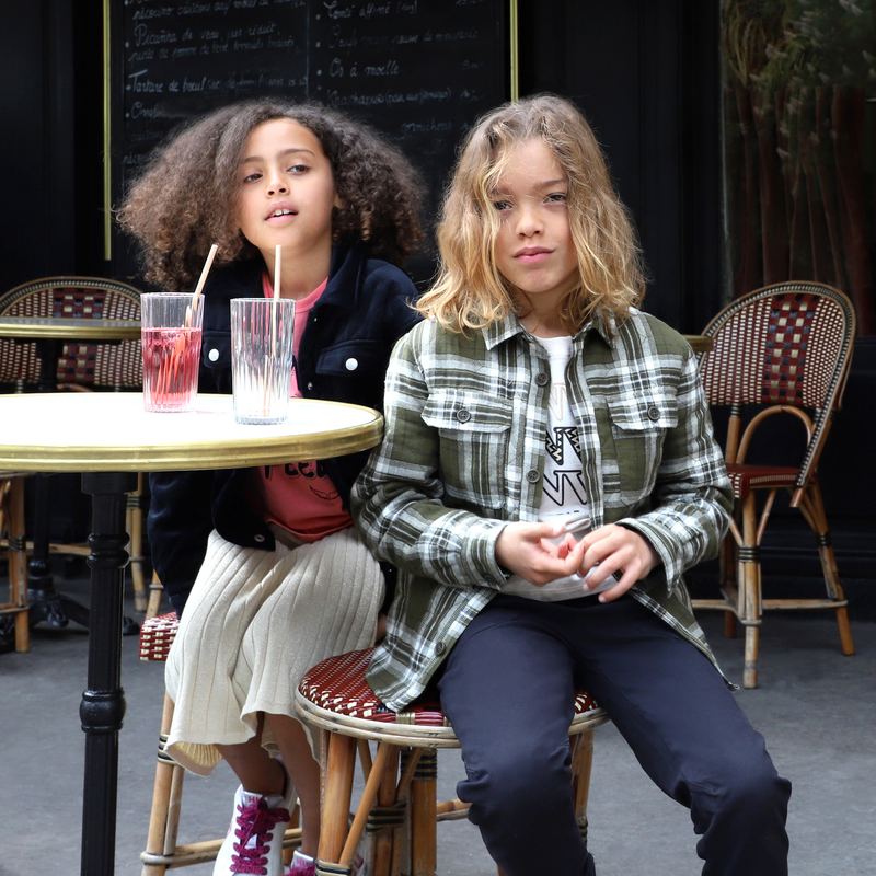 Quilted Cotton Shirt ZADIG & VOLTAIRE 
                    BOY