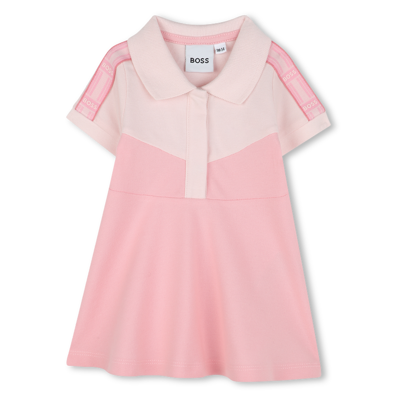 Polo-neck dress with panels BOSS 
                    GIRL
