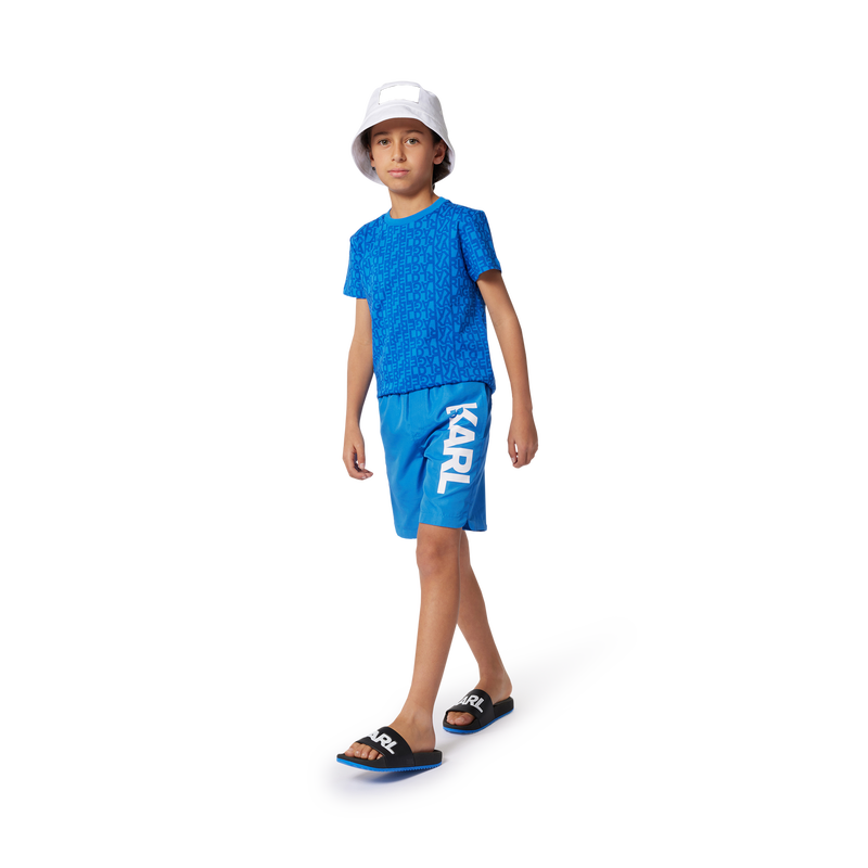 Printed Swim Trunks KARL LAGERFELD KIDS 
                    BOY