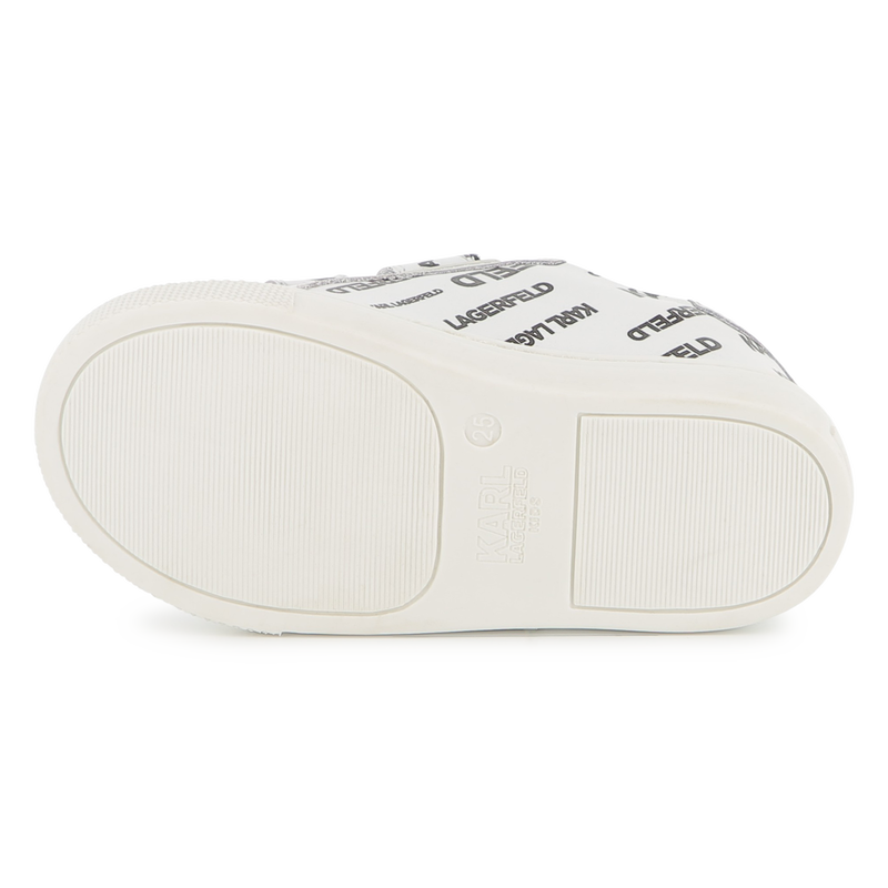 Leather Velcro sneakers KARL LAGERFELD KIDS 
                    UNISEX