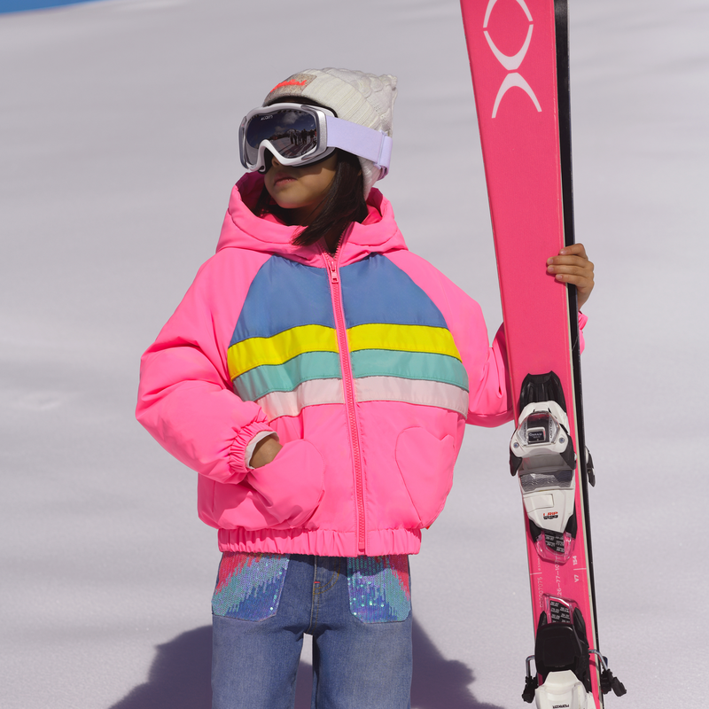 Multicolored Puffer Jacket BILLIEBLUSH 
                    GIRL