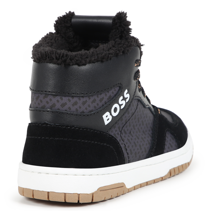 Faux-Shearling Lined Sneakers BOSS 
                    BOY