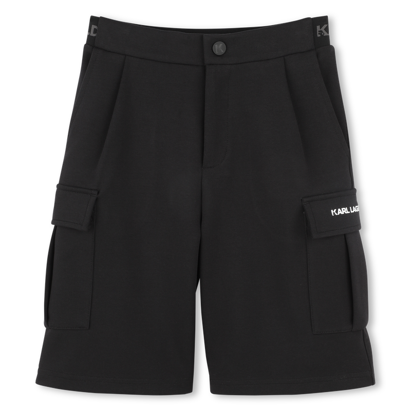 Bermuda shorts with pockets KARL LAGERFELD KIDS 
                    BOY