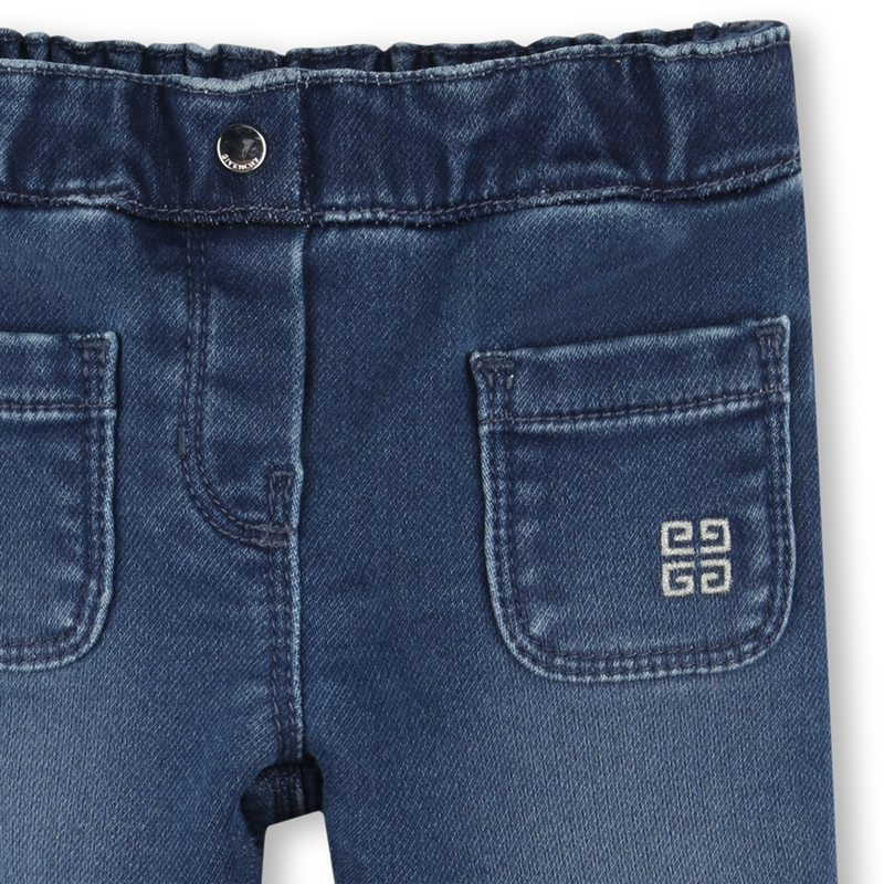 Denim fleece trousers GIVENCHY 
                    GIRL