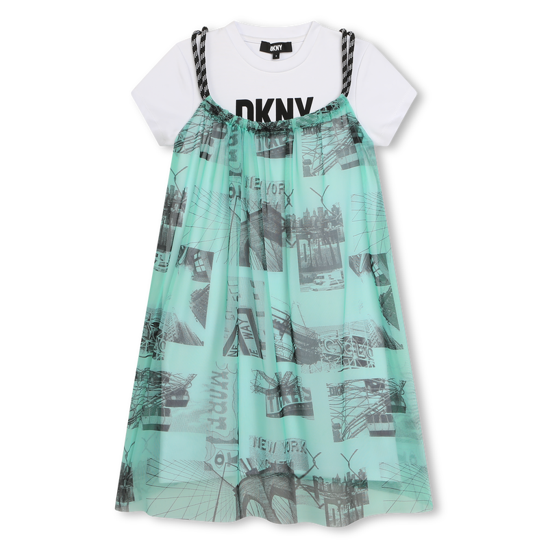 Layered-effect dress DKNY 
                    GIRL