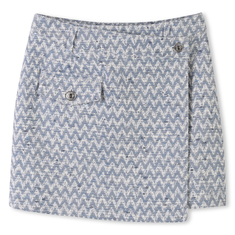 Tweed wraparound skirt LANVIN 
                    GIRL