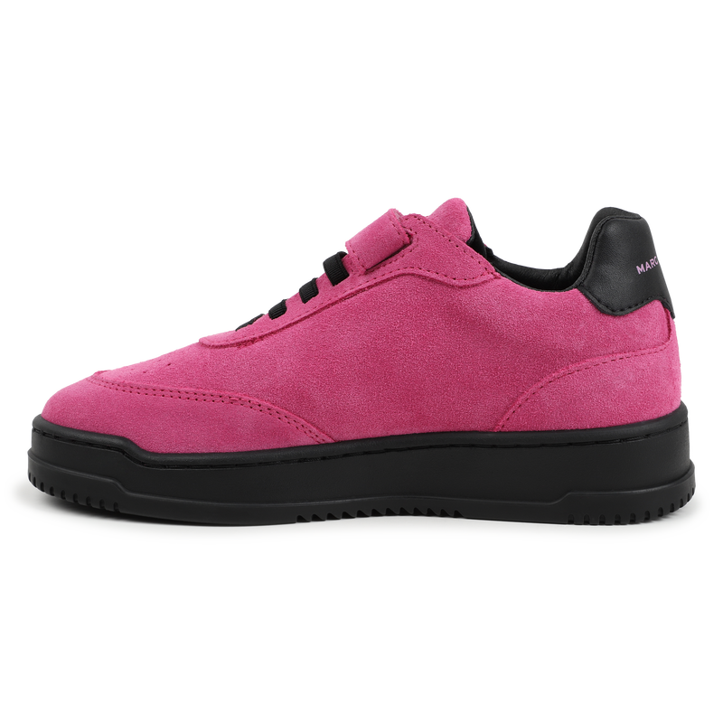 Leather Lace-Up Sneakers THE MARC JACOBS 
                    GIRL