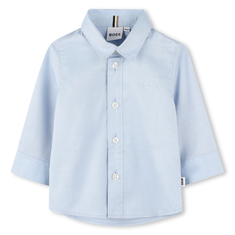 Long-sleeved cotton shirt BOSS 
                    BOY