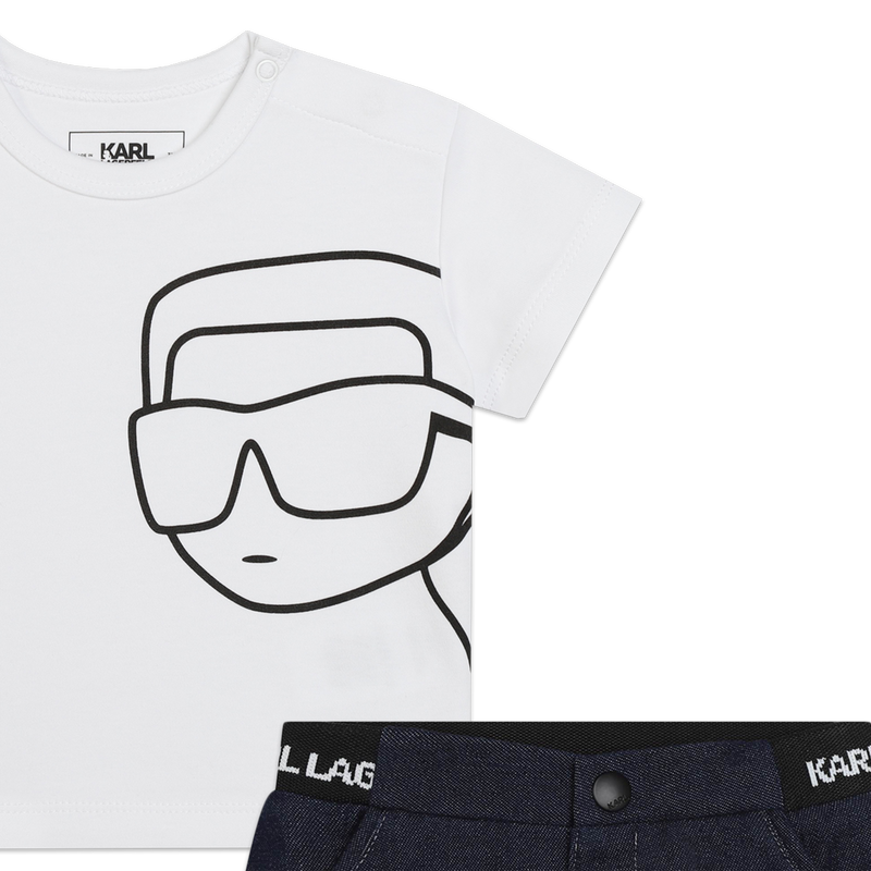 Casual Printed Ensemble KARL LAGERFELD KIDS 
                    BOY
