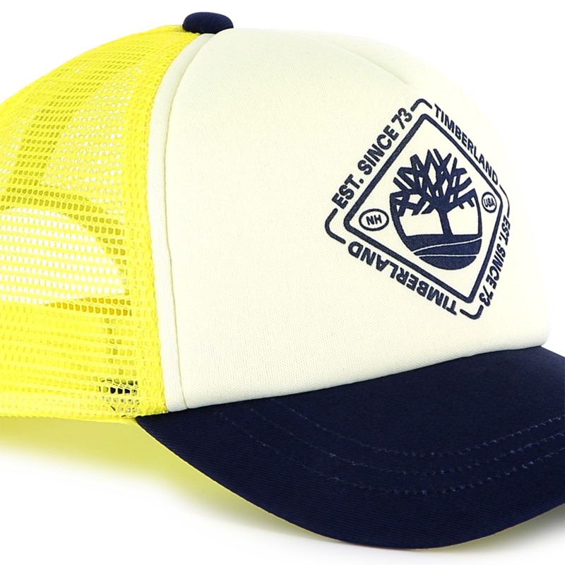 Tricolor bi-material cap TIMBERLAND 
                    BOY