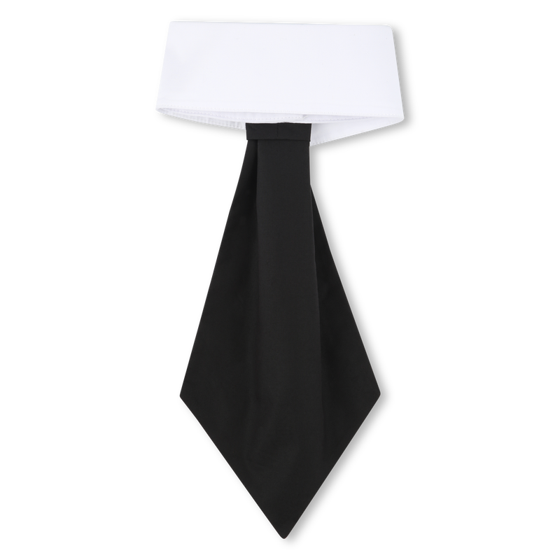 Cotton two-tone tie KARL LAGERFELD KIDS 
                    GIRL