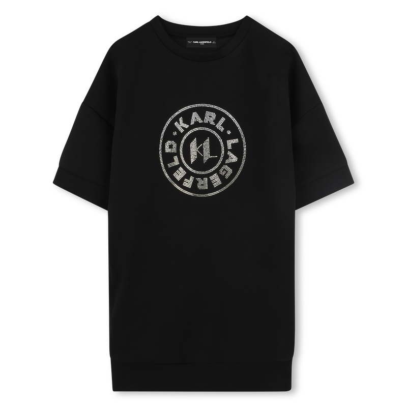 Short-sleeved dress KARL LAGERFELD KIDS 
                    GIRL