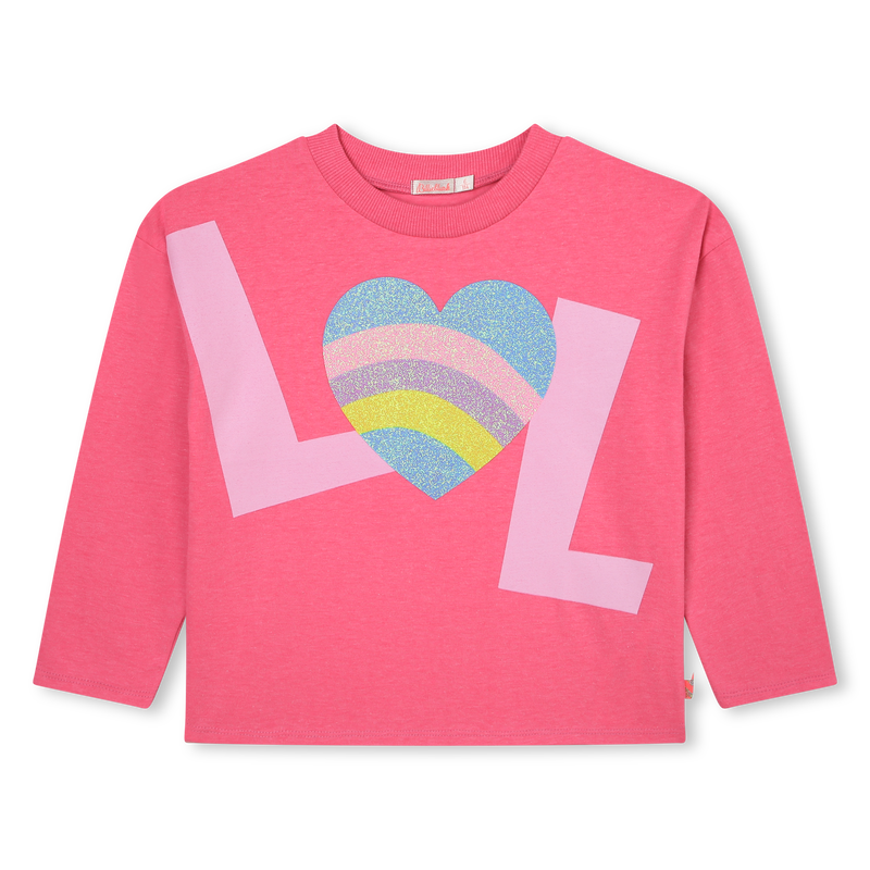 Graphic long-sleeve BILLIEBLUSH 
                    GIRL