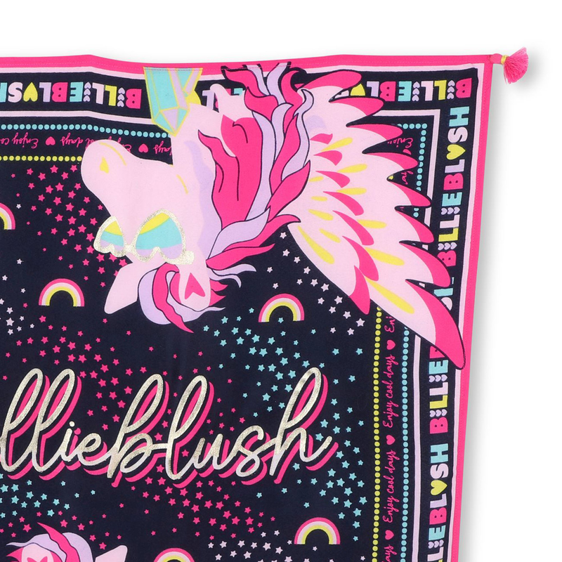 Graphic Print Woven Scarf BILLIEBLUSH 
                    GIRL