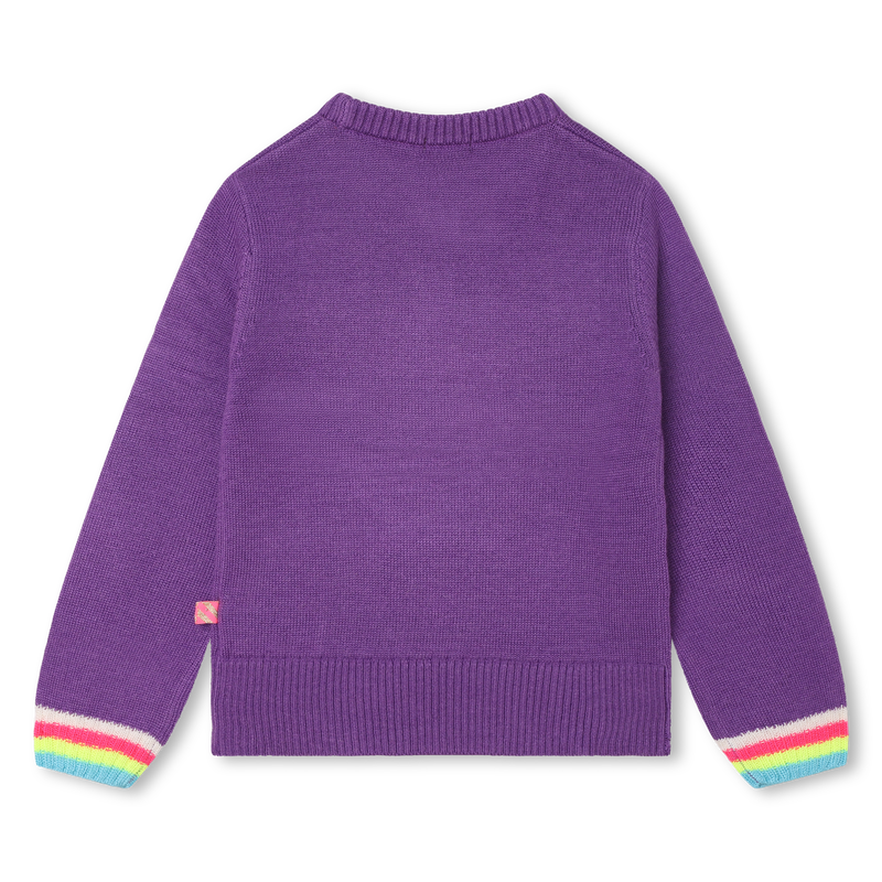Knit graphic pullover BILLIEBLUSH 
                    GIRL