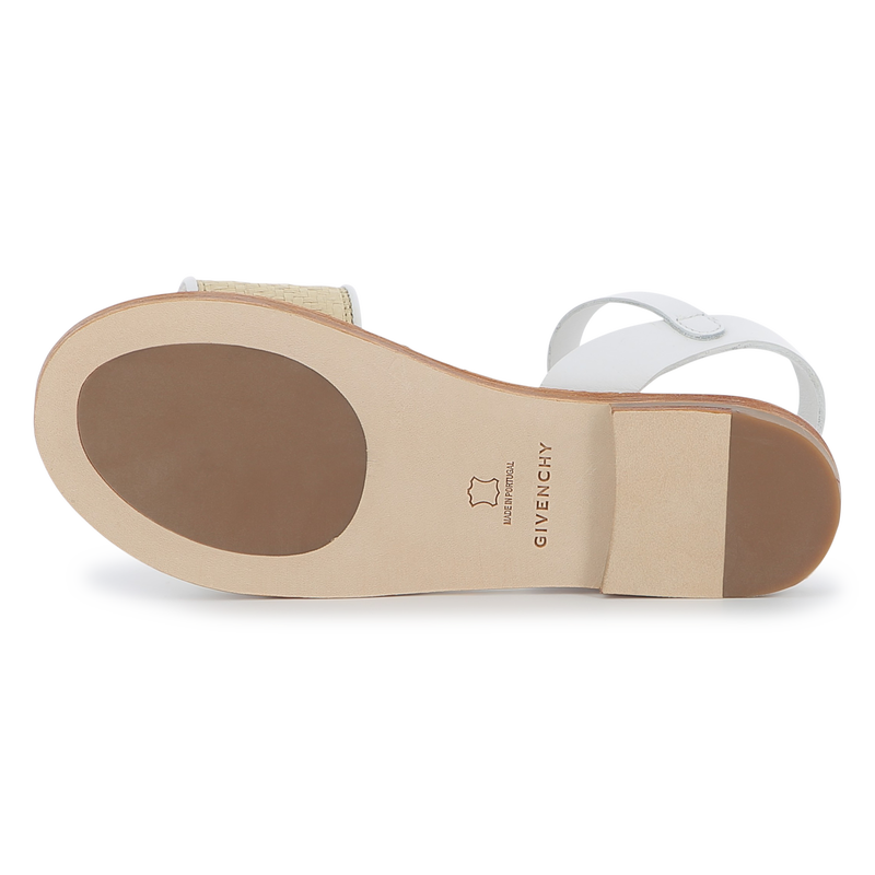 Buckled sandals with leather GIVENCHY 
                    GIRL