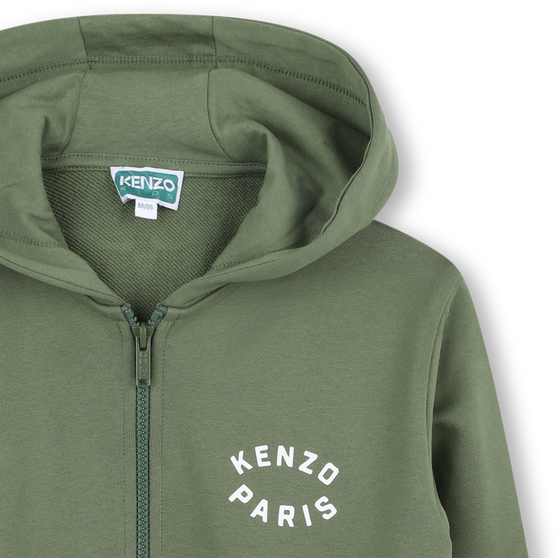 Fleece tracksuit cardigan KENZO KIDS 
                    BOY