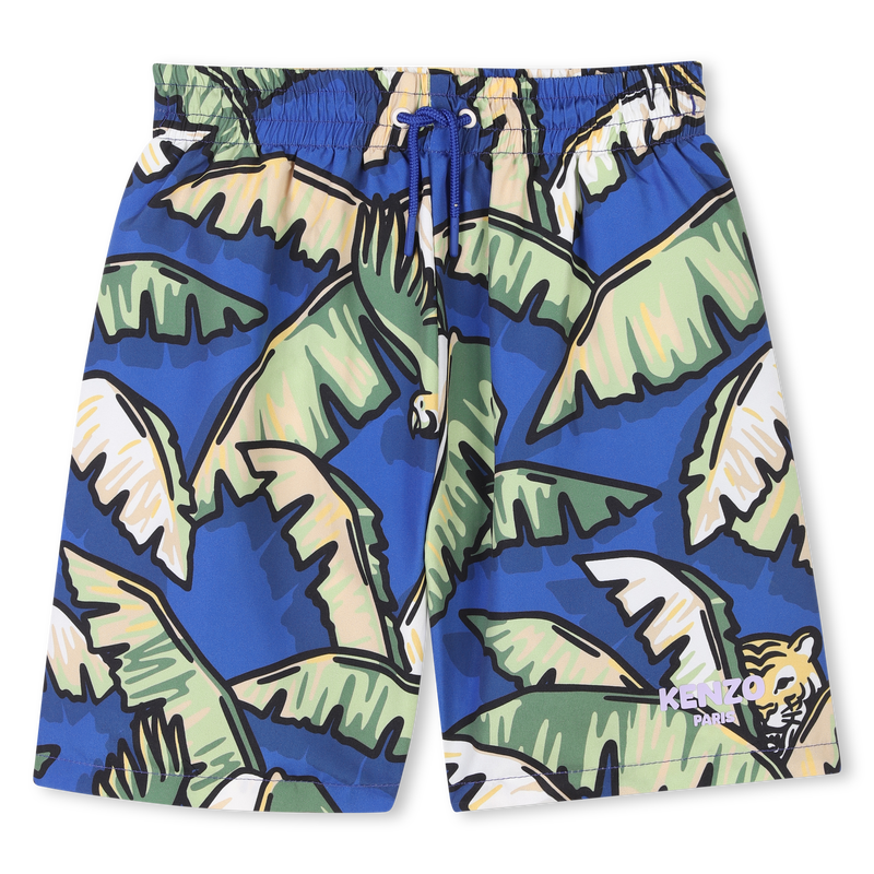 Patterned swim shorts KENZO KIDS 
                    BOY
