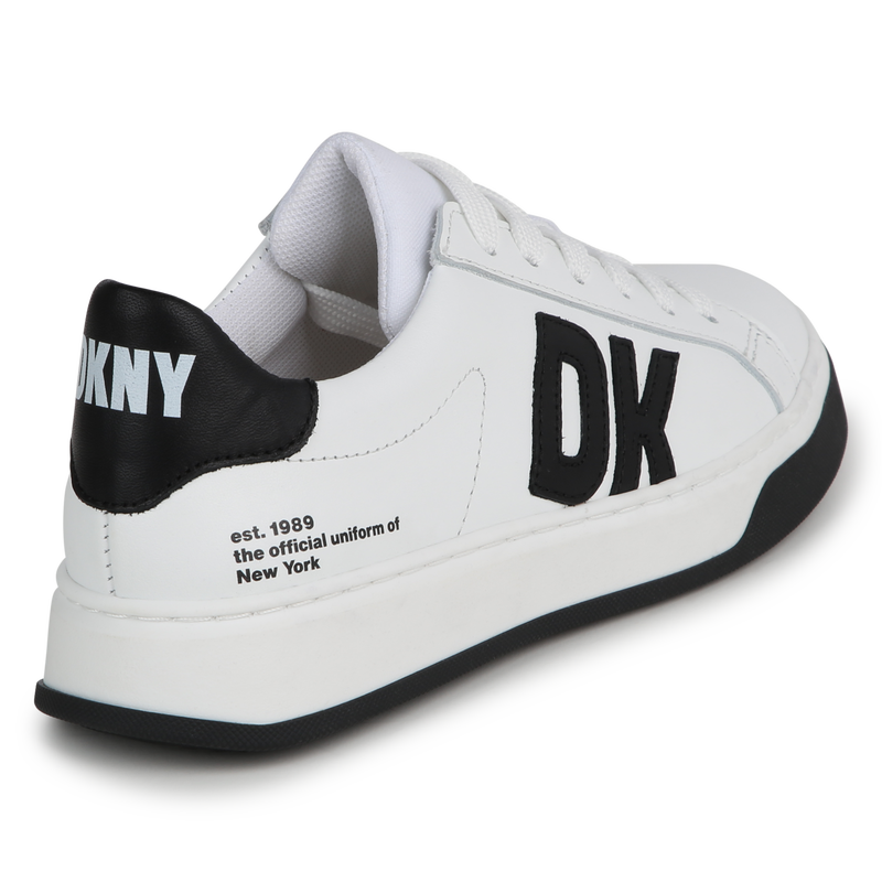 Leather lace-up sneakers DKNY 
                    UNISEX