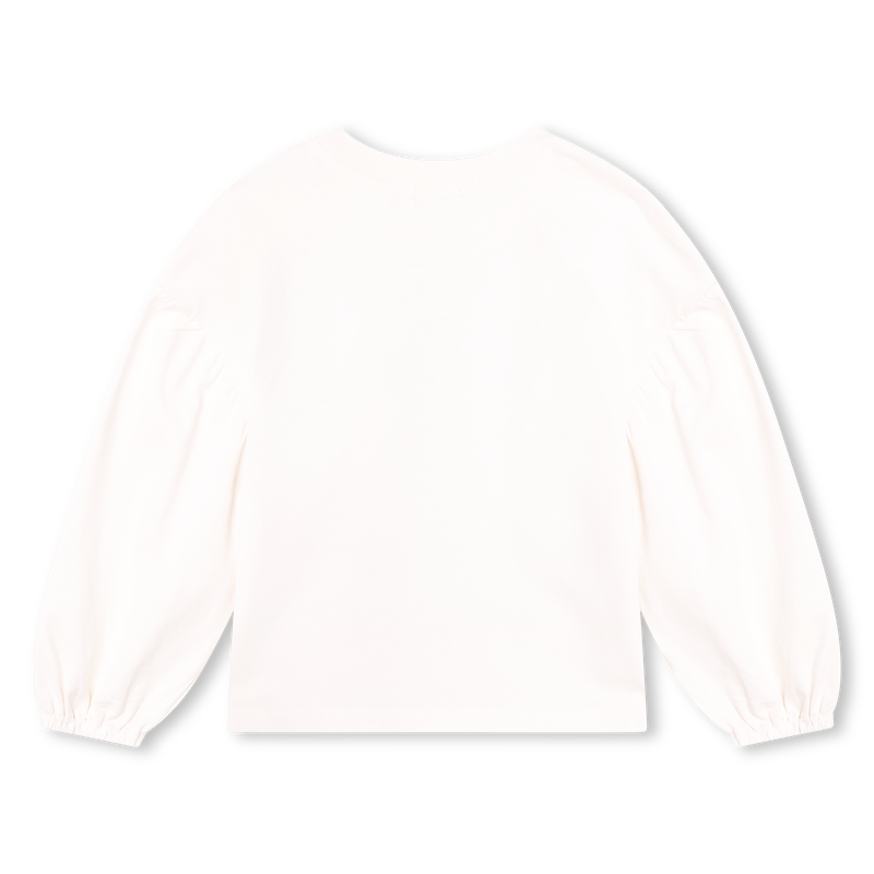 Rhinestone-graphic long-sleeve BILLIEBLUSH 
                    GIRL